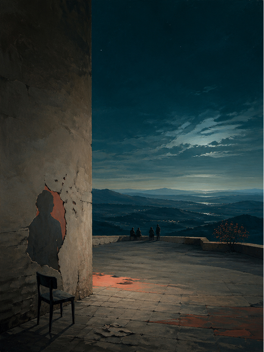 Generated painting titled The Missing Piece